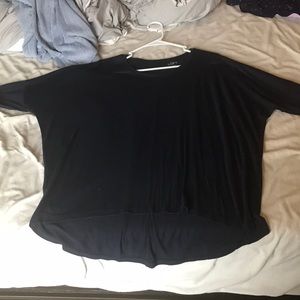 Women's hi-low batwing top